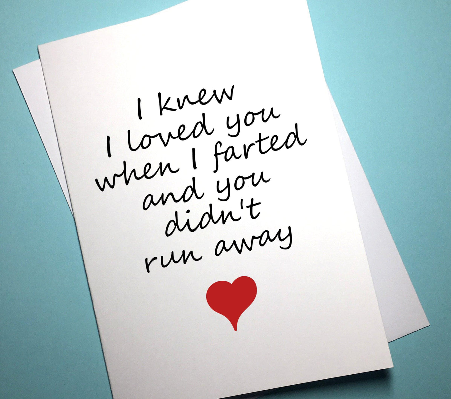 Valentine's Anniversary Card - I Knew - Mr. Inappropriate 