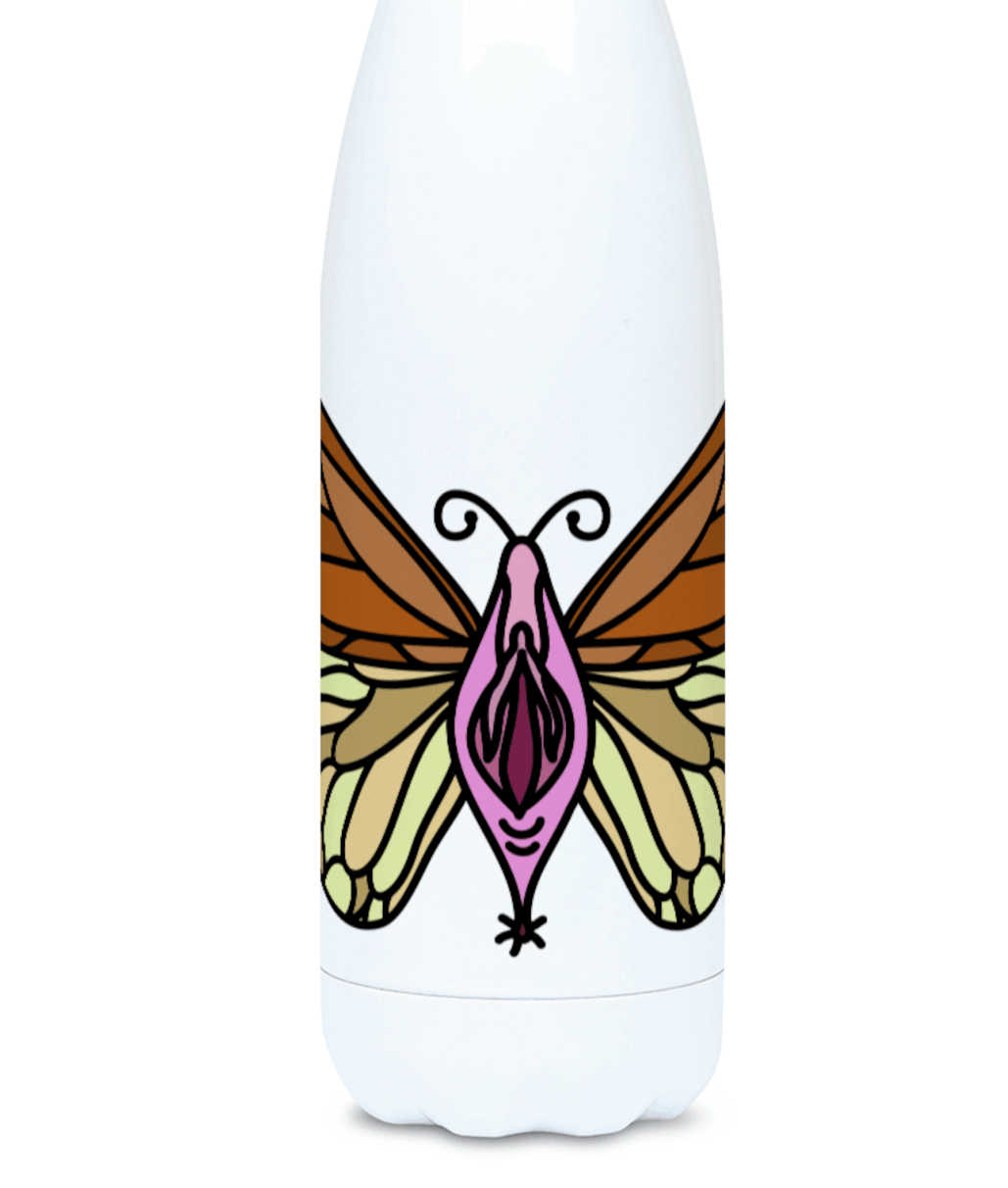 Water Bottle - Butterfly - Mr. Inappropriate 