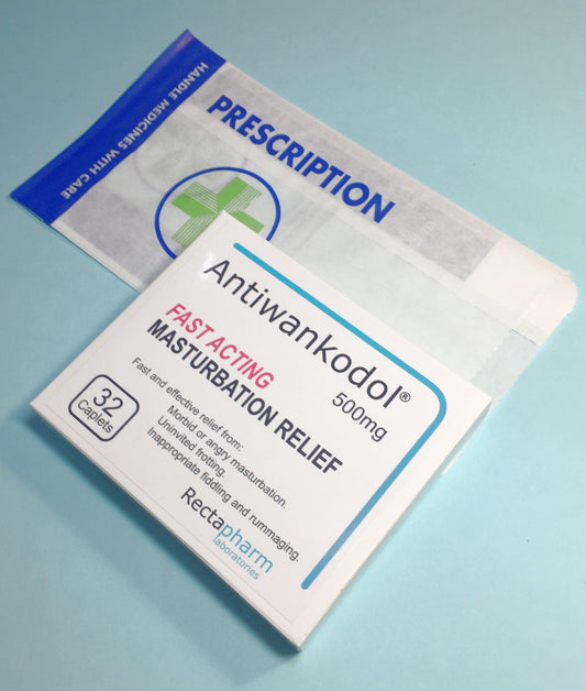 Joke Pill Box and Prescription Bag - Antiwankodol - Mr. Inappropriate