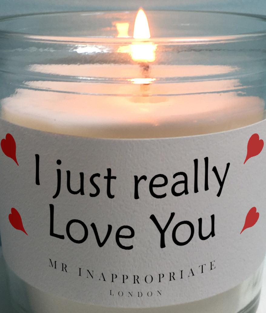 Valentine's Anniversary Candle - Love You - Mr. Inappropriate 