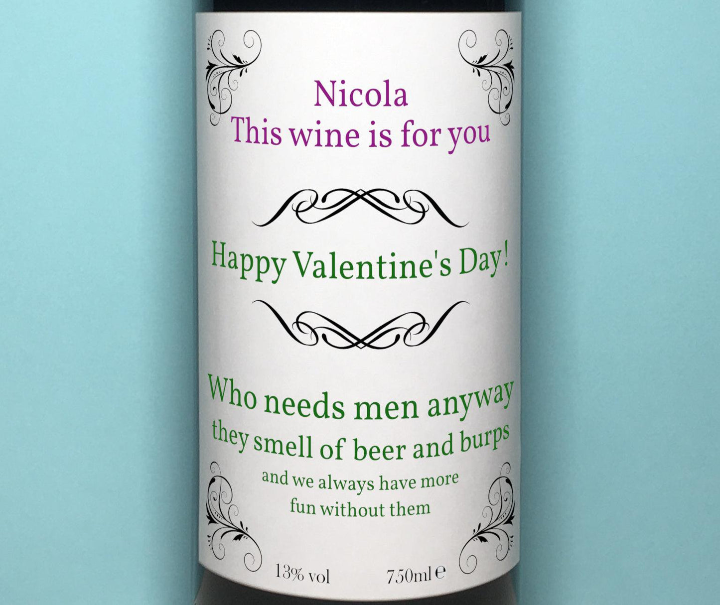 Wine Labels (x2) - Who Needs - Mr. Inappropriate 