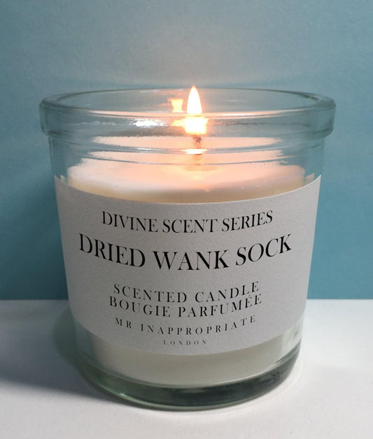 Candle - Dried Wank Sock - Mr. Inappropriate 