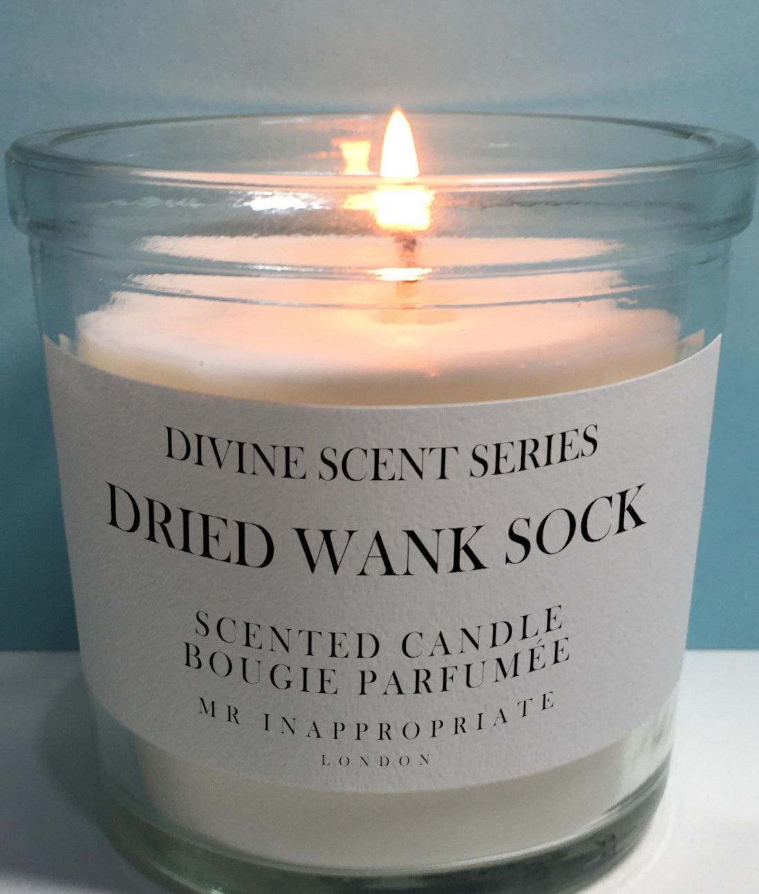 Candle - Dried Wank Sock - Mr. Inappropriate 
