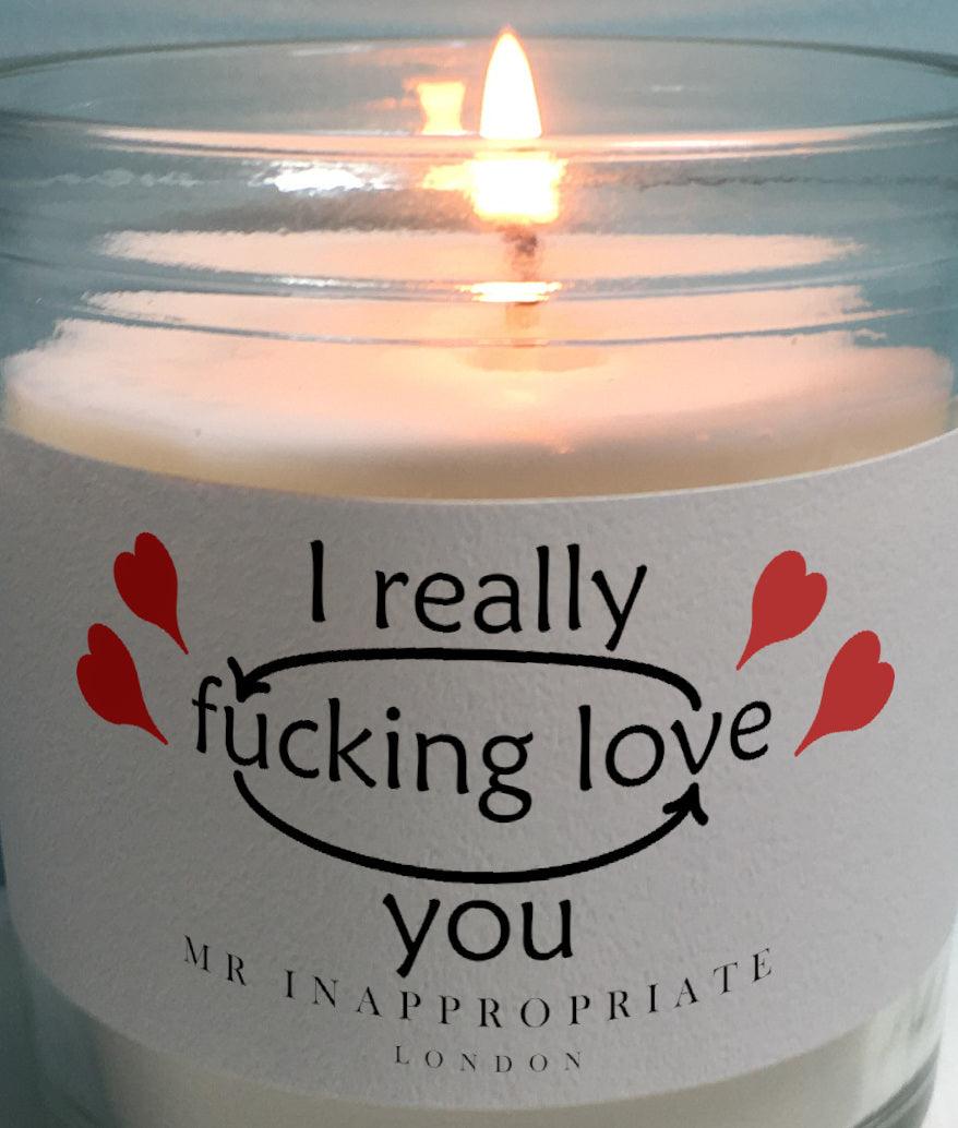 Valentine's Anniversary Candle - Fucking - Mr. Inappropriate 