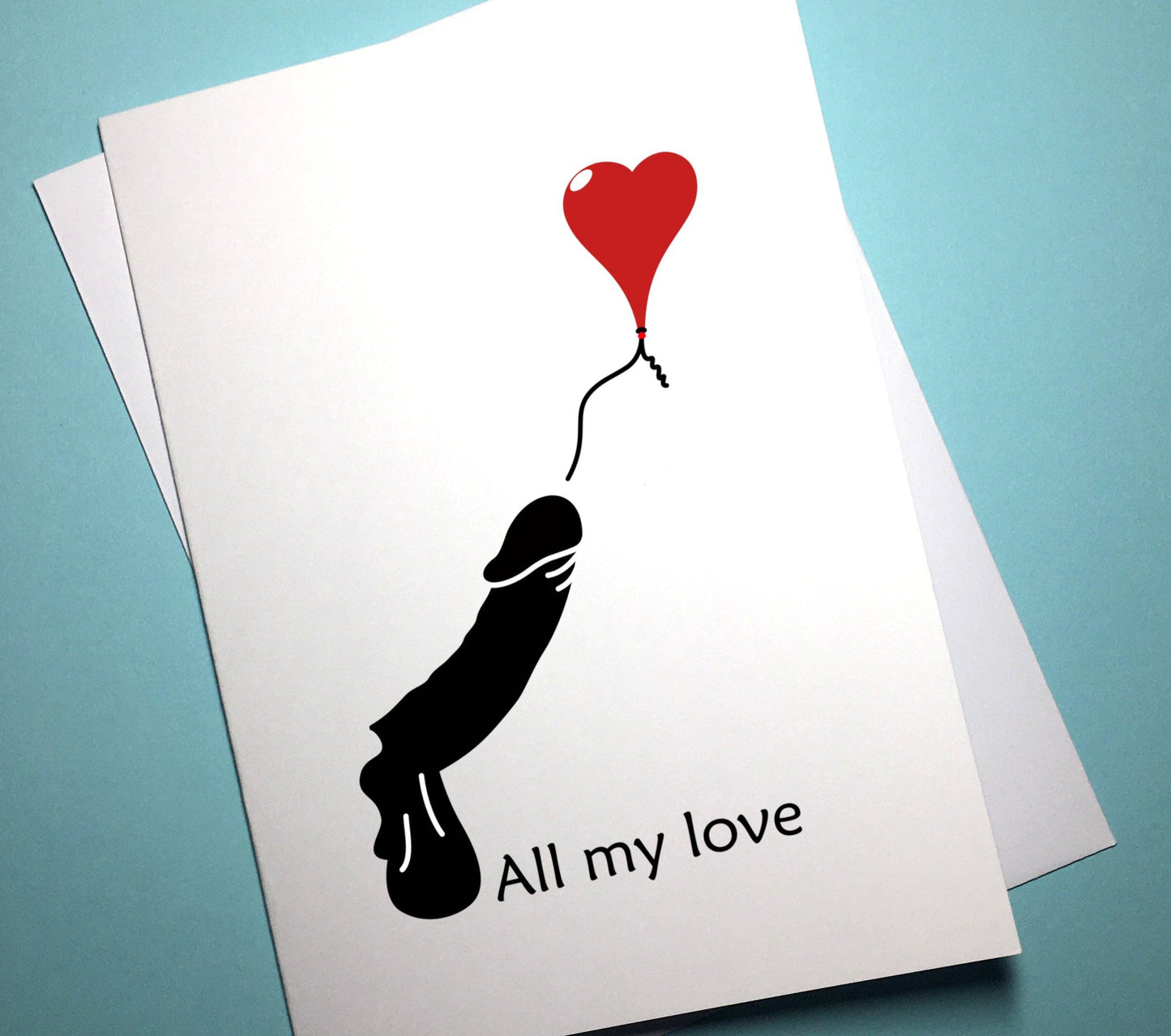 Valentine's Anniversary Card - Balloon - Mr. Inappropriate 