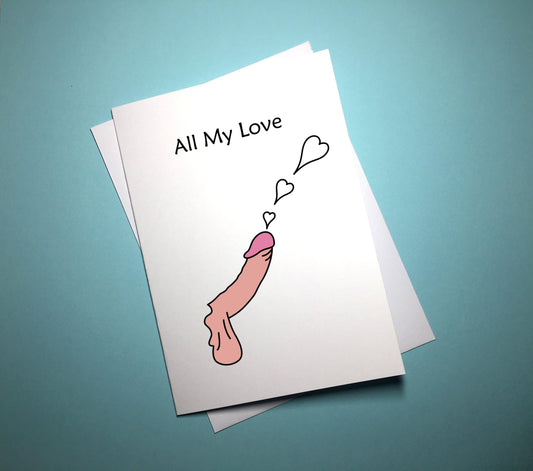 Valentine's Anniversary Card - Spurt - Mr. Inappropriate 