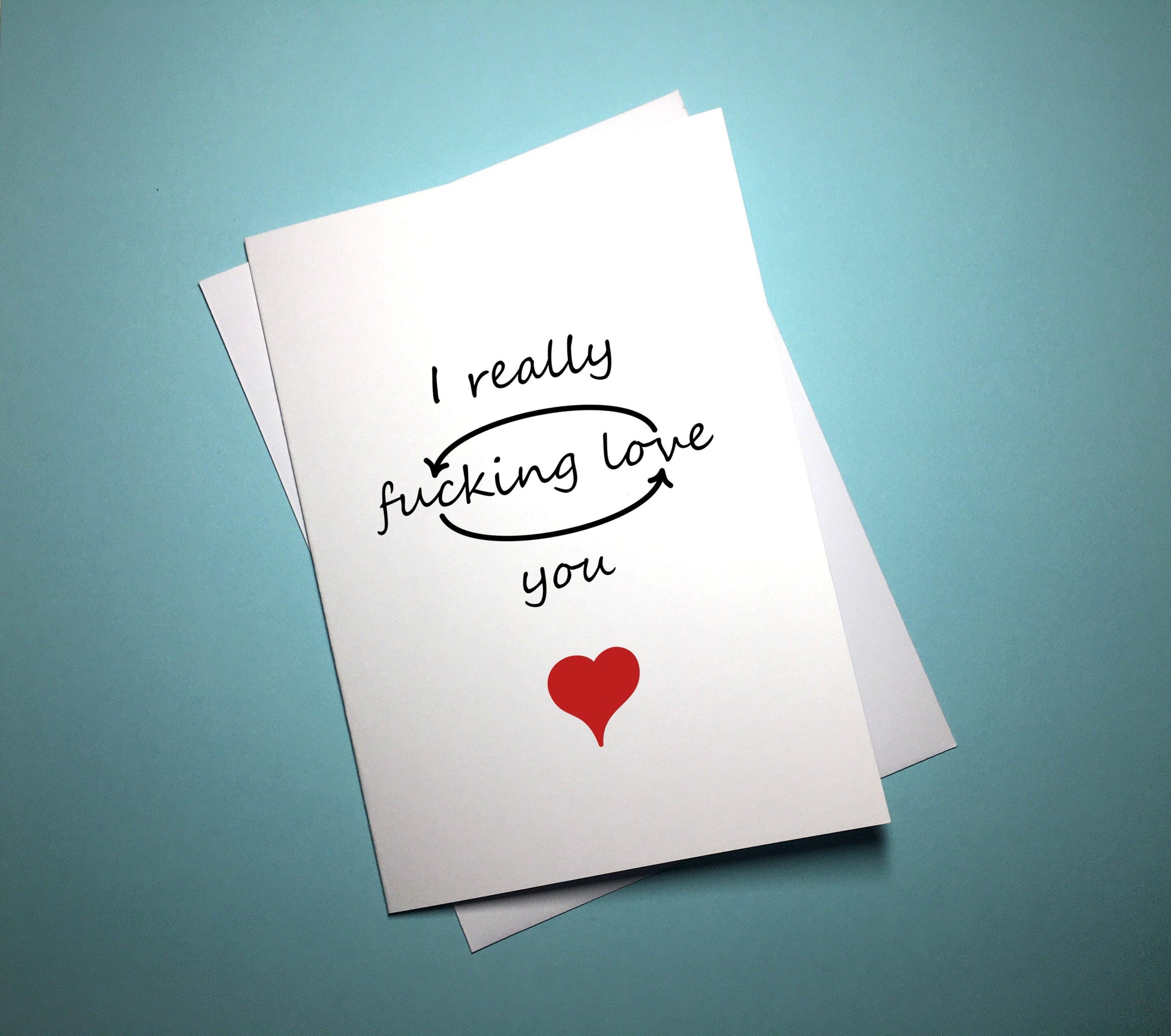 Valentine's Anniversary Card - Fucking - Mr. Inappropriate 
