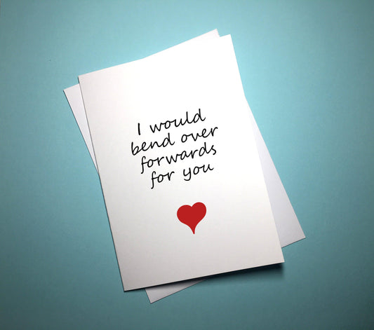 Valentine's Anniversary Card - Forwards - Mr. Inappropriate 