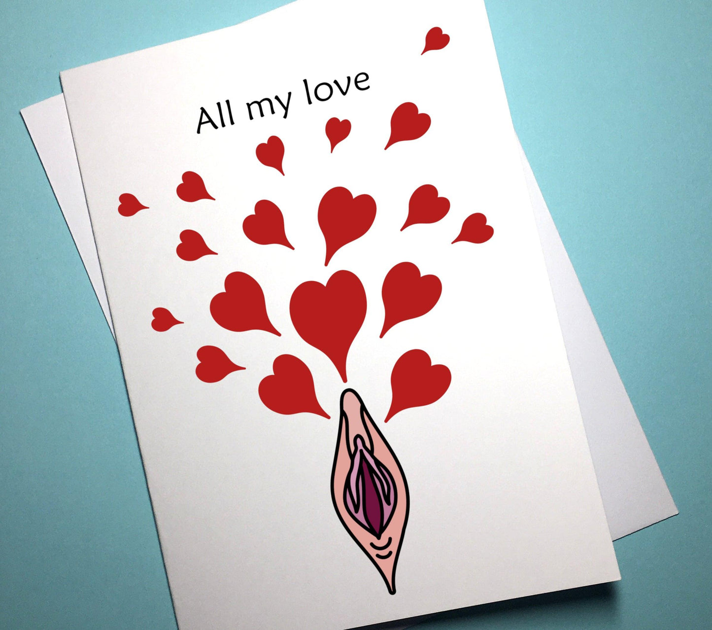 Valentine's Anniversary Card - Hearts - Mr. Inappropriate 
