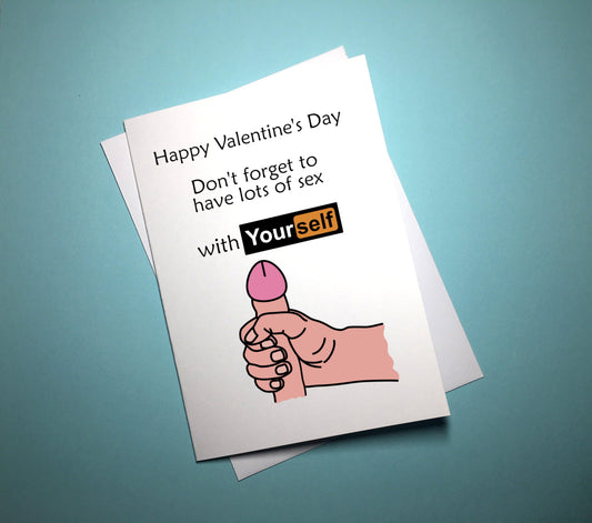 Valentine's Card - Forget Man - Mr. Inappropriate 