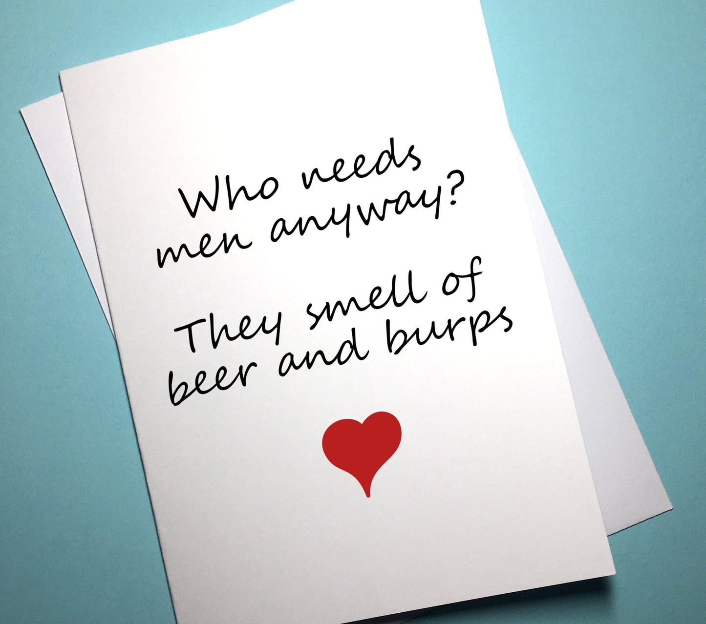 Valentine's Card - Who Needs - Mr. Inappropriate 