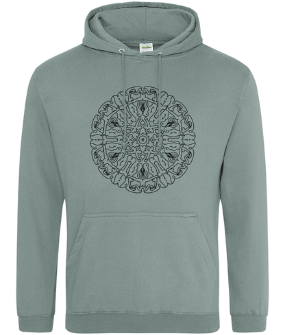 Hoodie - Naked Mandala - Mr. Inappropriate 