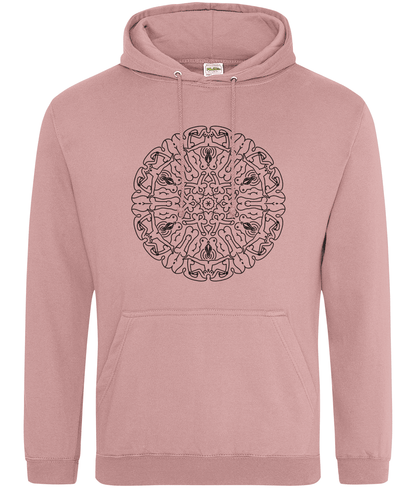 Hoodie - Naked Mandala - Mr. Inappropriate 