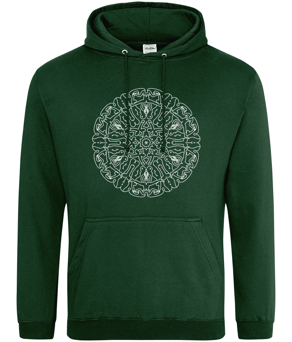 Hoodie - Naked Mandala - Mr. Inappropriate 